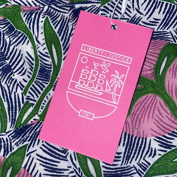 Liberty & Justice Tied Strap Slit Front Cover Up Dress - Picture 5 of 5